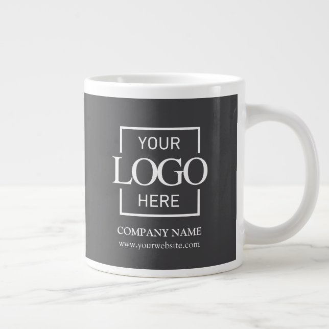 Caneca De Café Grande Presente Personalizado para Funcionários com Logot (Direita)