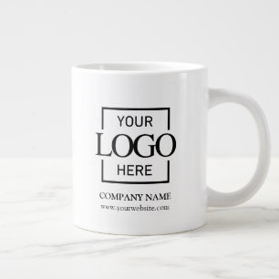 Caneca De Café Grande Presente Personalizado para Funcionários com Logot
