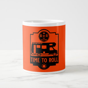 Caneca De Café Grande Presentes de Autohome Campsite