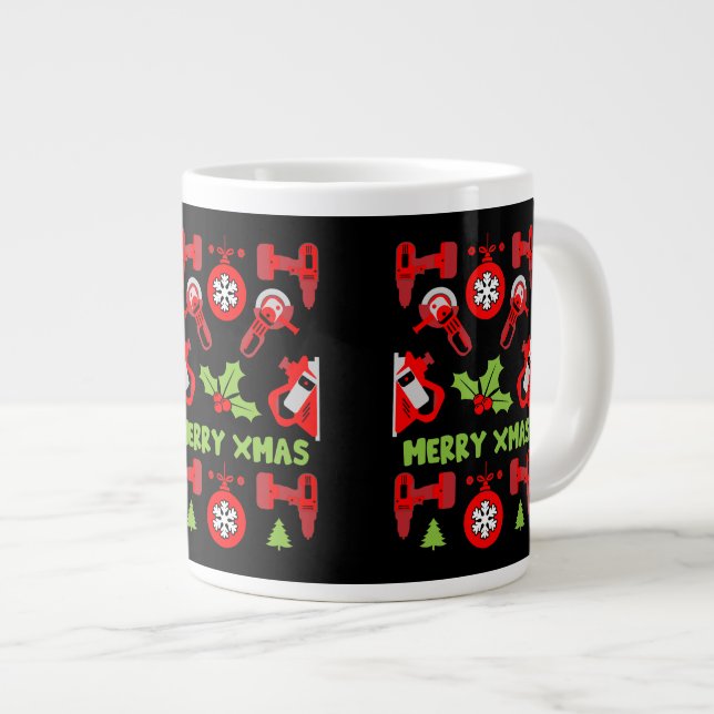 Caneca De Café Grande Presentes de Natal para Melhoramento Doméstico (Frente Esquerda)