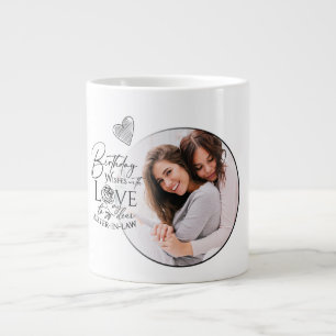 Caneca De Café Grande Presentes Minimalistas de Aniversário para Cunhada