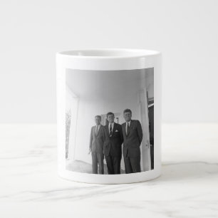 Caneca De Café Grande Presidente John Kennedy & Brothers American Camelo