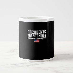 Caneca De Café Grande Presidentes Não São Reis Bandeira dos EUA Sem Reis
