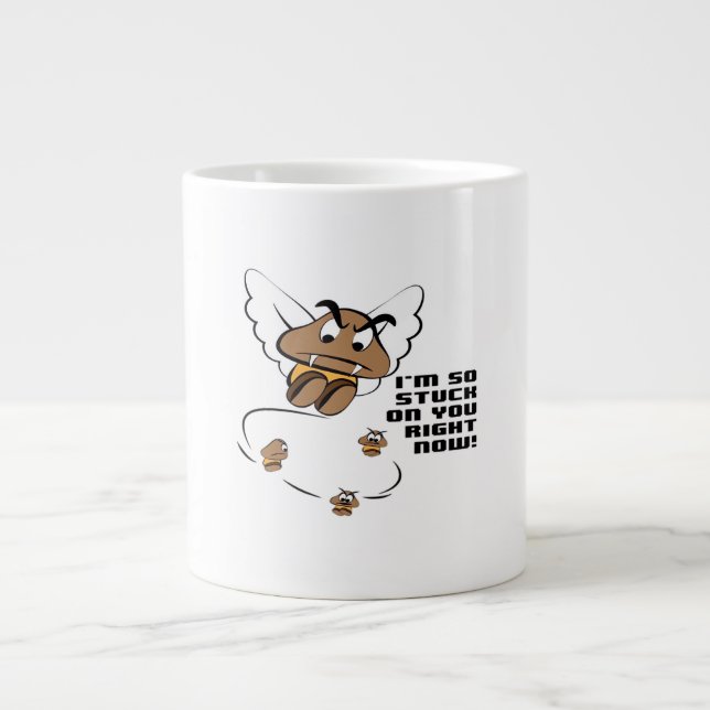 Caneca De Café Grande Preso em Você Estilo Minimalista Limpo (Frente)