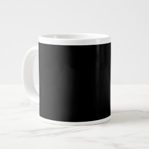 Caneca De Café Grande Preto negro, simplesmente elegante