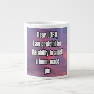 Caneca De Café Grande Prezado SENHOR, sou grato pela capacidade de... Ca