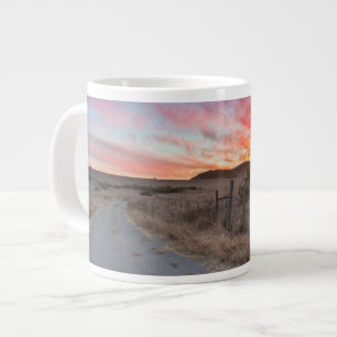 Caneca De Café Grande Primeiro pôr do sol do dia