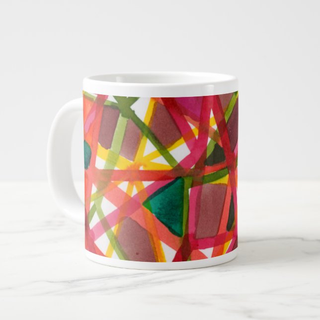 Caneca De Café Grande Prismático II (Frente Esquerda)