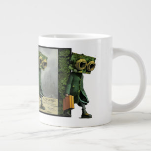 Caneca De Café Grande Procurando terreno melhor