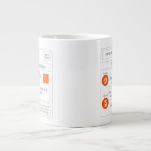 Caneca De Café Grande Produtos EduPaper Computer Science Mug