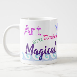 Caneca De Café Grande Professores De Arte São Mágicos