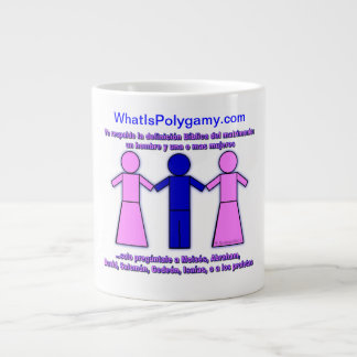 Caneca De Café Grande Profetas poligamia mug espanhol
