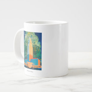 Caneca De Café Grande Promocional Los Angeles