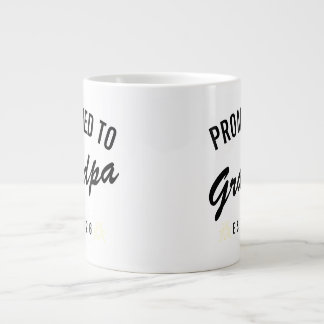Caneca De Café Grande Promoted to Grandpa Est. 2026