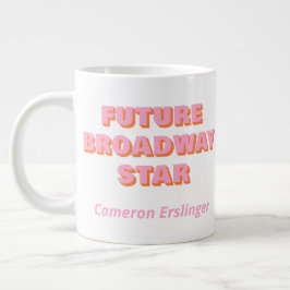 Caneca De Café Grande Proposta Personalizada do Ator Estrela da Broadway