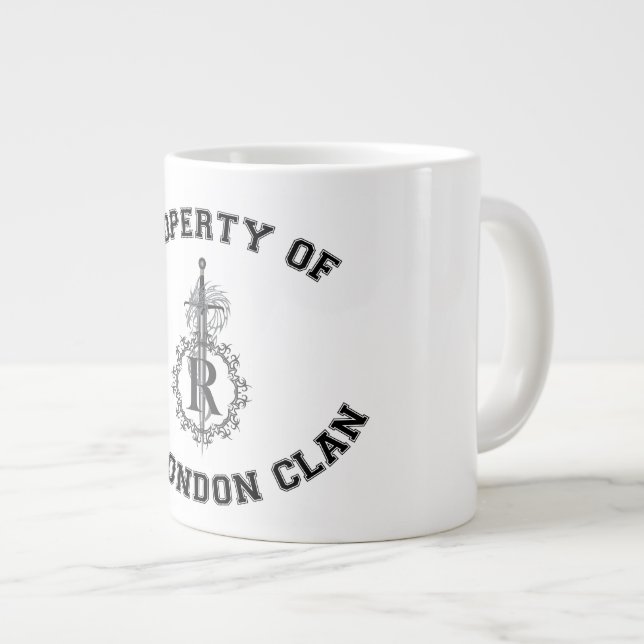 Caneca De Café Grande Propriedade da London Clan Mug (Frente Esquerda)