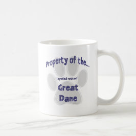 Caneca De Café Grande Propriedade Dane