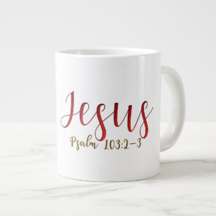 Caneca De Café Grande PSALM 103:2-3 Jumbo Mug