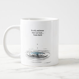 Caneca De Café Grande Psalm 46:10 Christian Mug Inspirational Gift