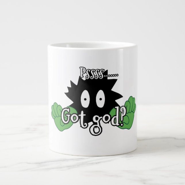 Caneca De Café Grande Pssss....got God? (Frente)