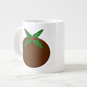 Caneca De Café Grande Pudim de Natal