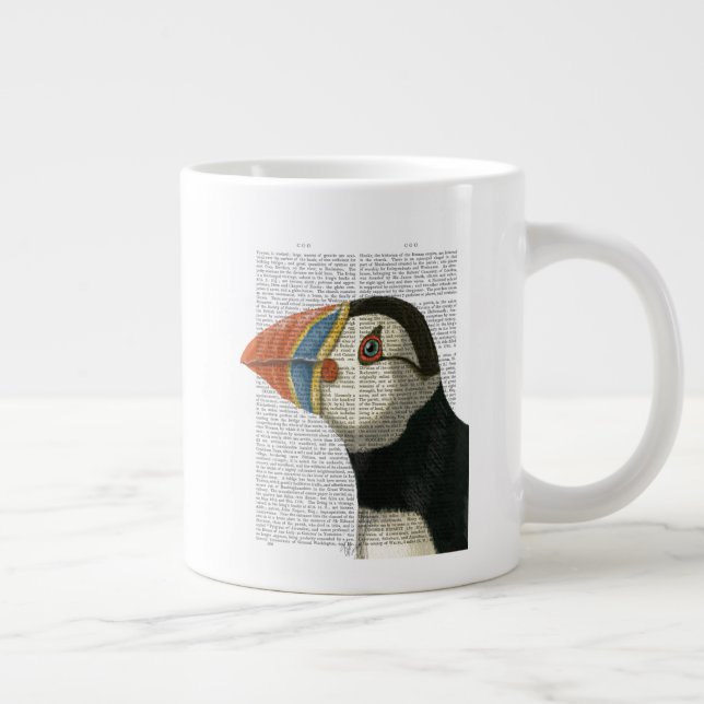 Caneca De Café Grande Puffin Retrait (Direita)