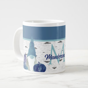 Caneca De Café Grande Pumpkin Azul Aspen Casa Russa Gia