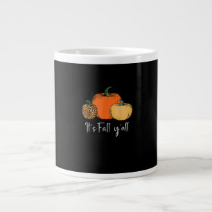 Caneca De Café Grande Pumpkin de Dia das Bruxas Bonito Ação de Graças