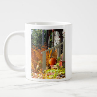 Caneca De Café Grande Pumpkin e Ferns - Martha's Vineyard