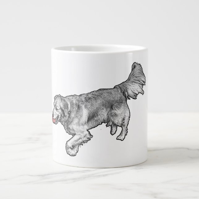 Caneca De Café Grande Pumpkin Glow Pup - Autumn Mug (Frente)