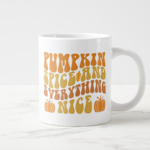 Caneca De Café Grande Pumpkin Spice E Tudo Bem