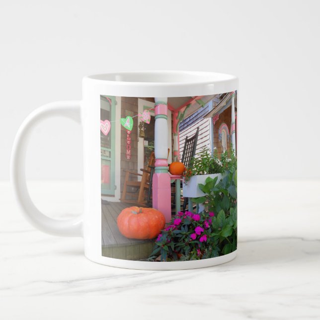 Caneca De Café Grande Pumpkins e Corações - Vineyard de Martha (Esquerda)