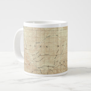 Caneca De Café Grande Quadrângulo do Monte Pinos mostrando San Andreas 