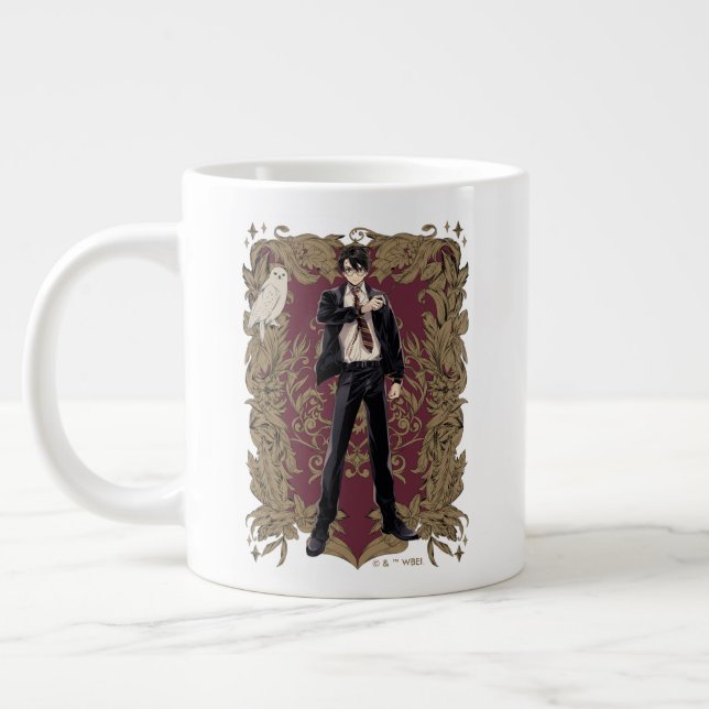 Caneca De Café Grande Quadro do Ornamentado Anime HARRY POTTER™ (Esquerda)
