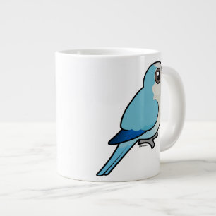 Caneca De Café Grande Quaker Azul