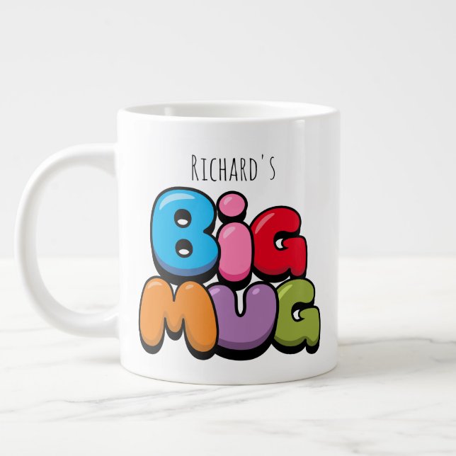Caneca De Café Grande Qualquer nome Big Mug (Esquerda)