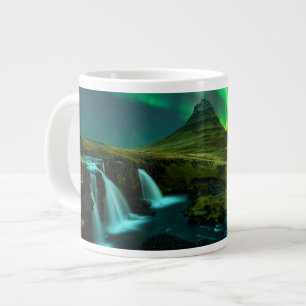 Caneca De Café Grande Quedas   Kirkjufellfoss Waterfall, Islândia