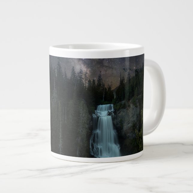 Caneca De Café Grande Quedas | Parque de Olimpiadas de assobio (Frente Esquerda)