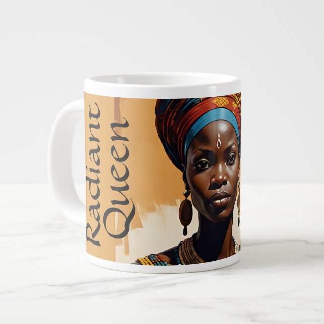Caneca De Café Grande Queen 1 Specialty Mug (Frente Esquerda)