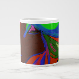 Caneca De Café Grande Queen of the Mermaids Bone China Mug