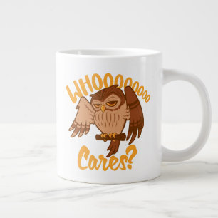 Caneca De Café Grande Quem Se Importa Desenho de Coruja de Cartoon Diver