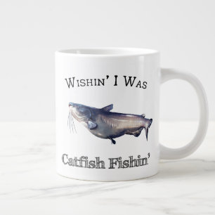 Caneca De Café Grande Queria Que Eu Fosse Peixe-Peixe-Peixe