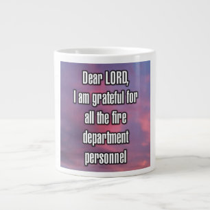 Caneca De Café Grande Querido SENHOR, sou grato por todo o fogo... Canec