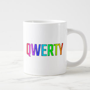 CANECA DE CAFÉ GRANDE QWERTY
