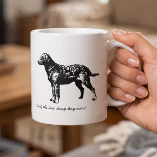 Caneca De Café Grande Raça de cachorro personalizada Labrador Retriever