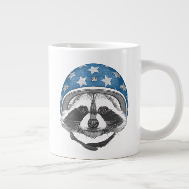 Caneca De Café Grande Raccoon Daredevil (Direita)