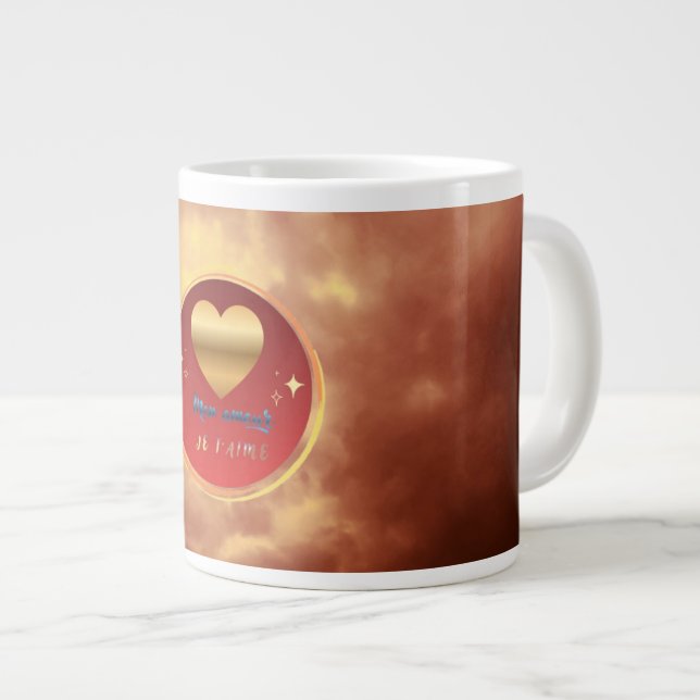 Caneca De Café Grande Radiant Eternal Love (Frente Esquerda)