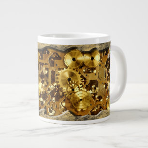 Caneca De Café Grande Radical Steampunk 10 Jumbo Mug