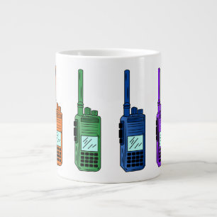 Caneca De Café Grande Rádio arco-íris