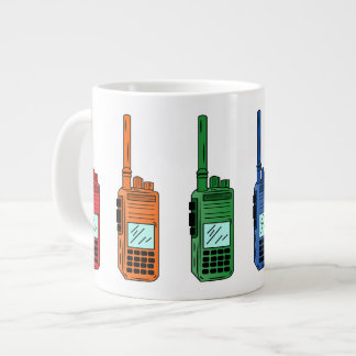 Caneca De Café Grande Rádio arco-íris